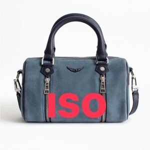 (DO NOT BUY) IN SEARCH OF ZADIG ET VOLTAIRE SUNNY XS IN SUEDE BLUE